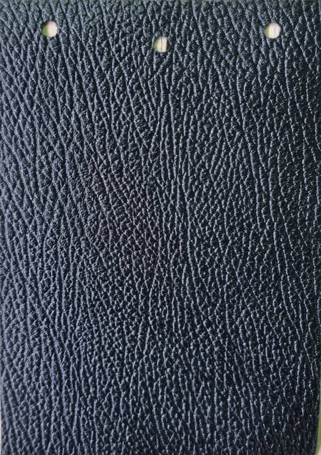 Berta / Wood-Grain Emboss natural leather sample by Dalir Leather