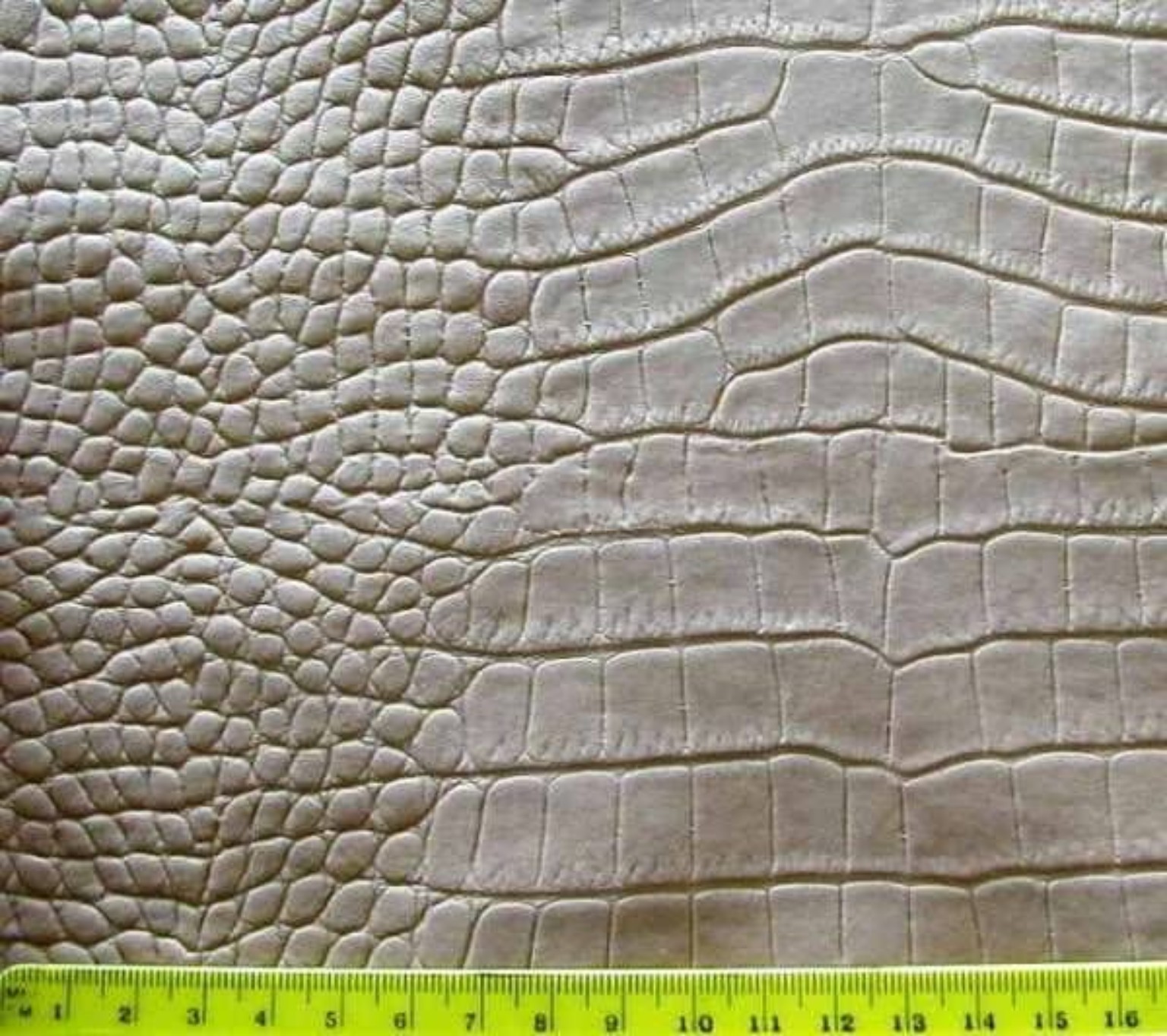 Small Roko Emboss natural leather sample by Dalir Leather